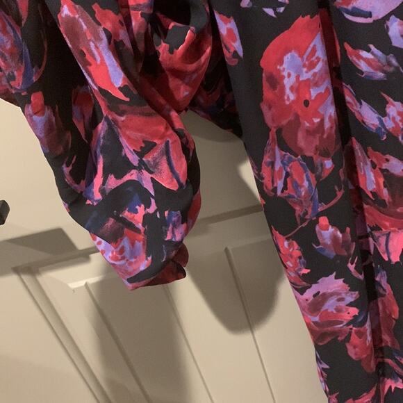 AQUA Floral Jumpsuit S - Picture 6 of 12